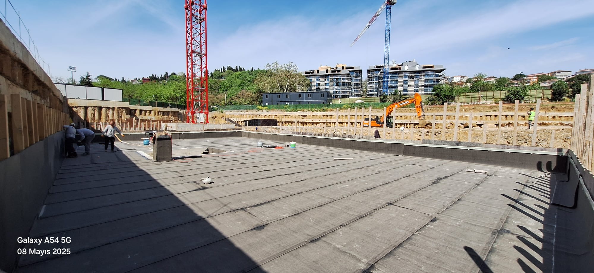 Temel ve Perdelerde Proof Membran Su Yalıtım Uygulaması