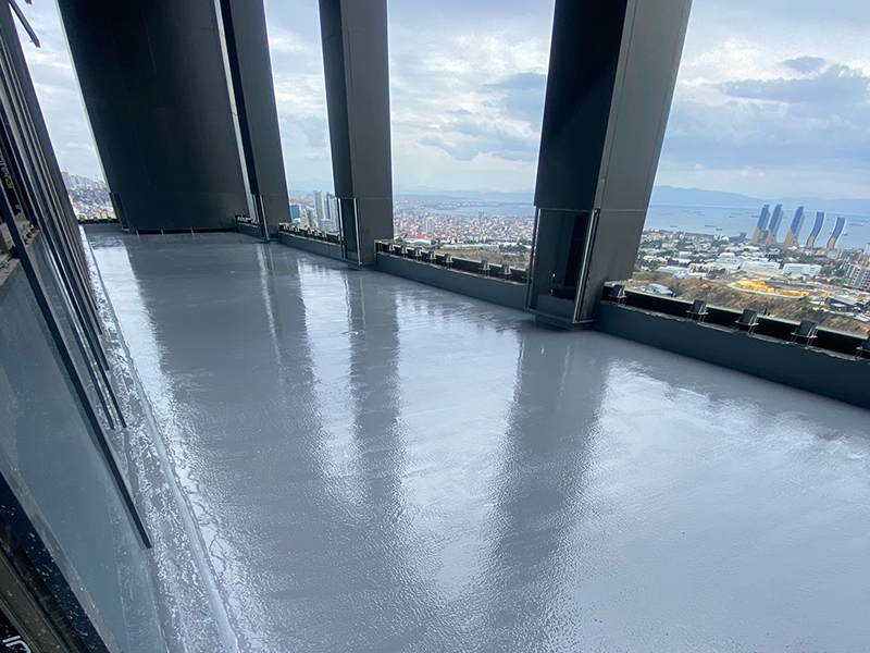 Kartal ASF Plaza Teras Kat Su Yalıtım Uygulaması 